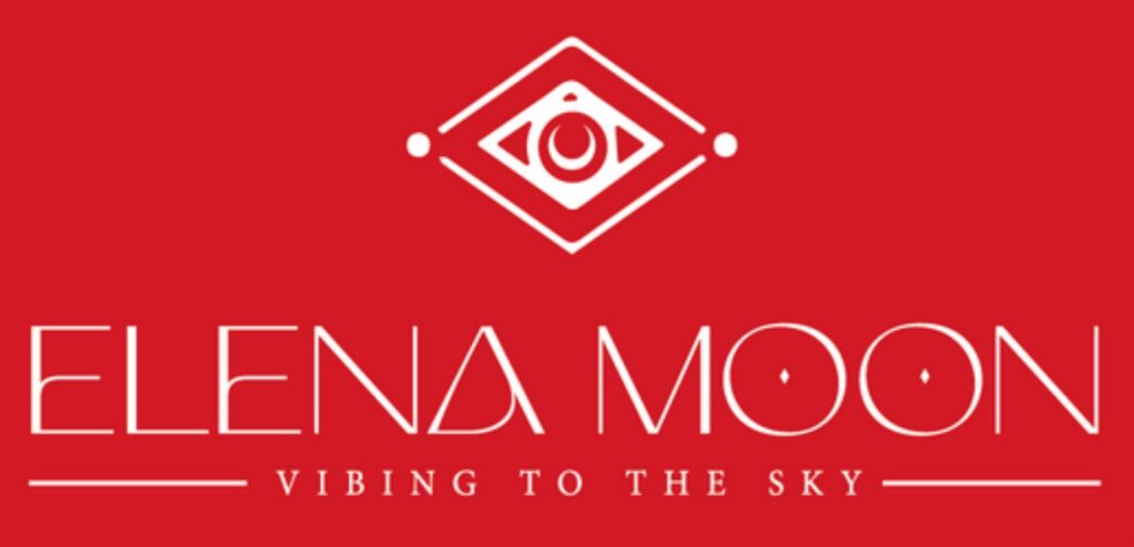 Elena Moon dj logo rojo